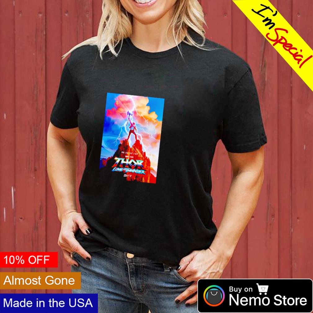Thor Love and Thunder poster - Adult & Kids T-Shirts, Sweatshirts & Hoodies apparel design preview 3