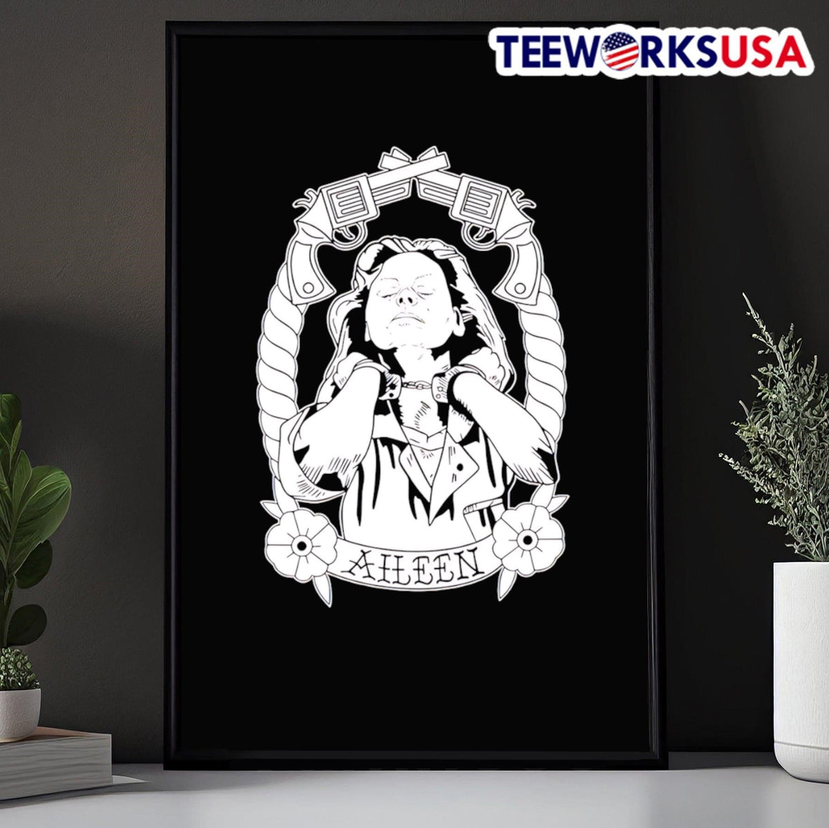 Aileen Wuornos Portrait True Crime Collector - Adult & Kids T-Shirts, Sweatshirts & Hoodies apparel design preview 5