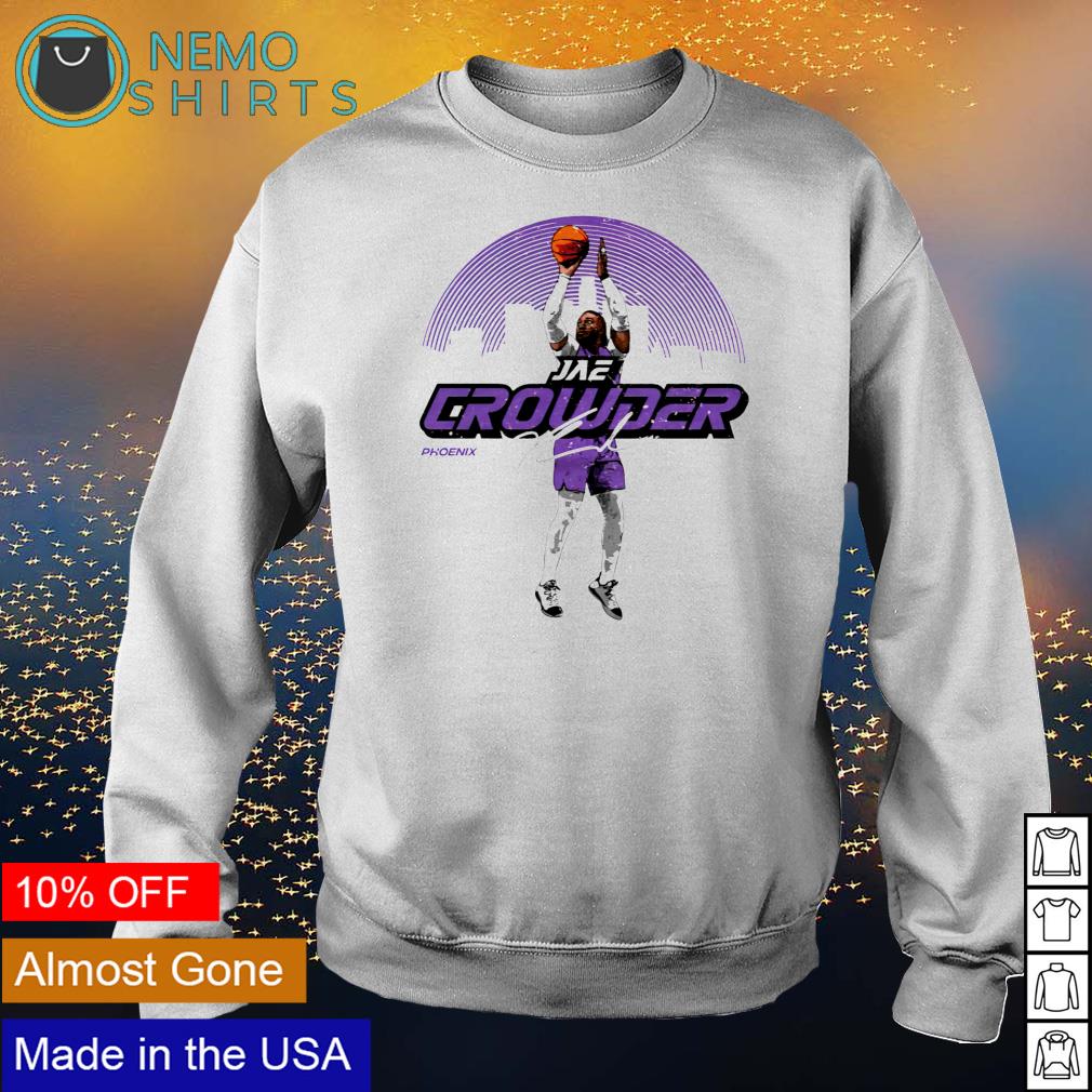 Phoenix Basketball Jae Crowder Skyline throw the ball - Adult & Kids T-Shirts, Sweatshirts & Hoodies apparel design preview 4