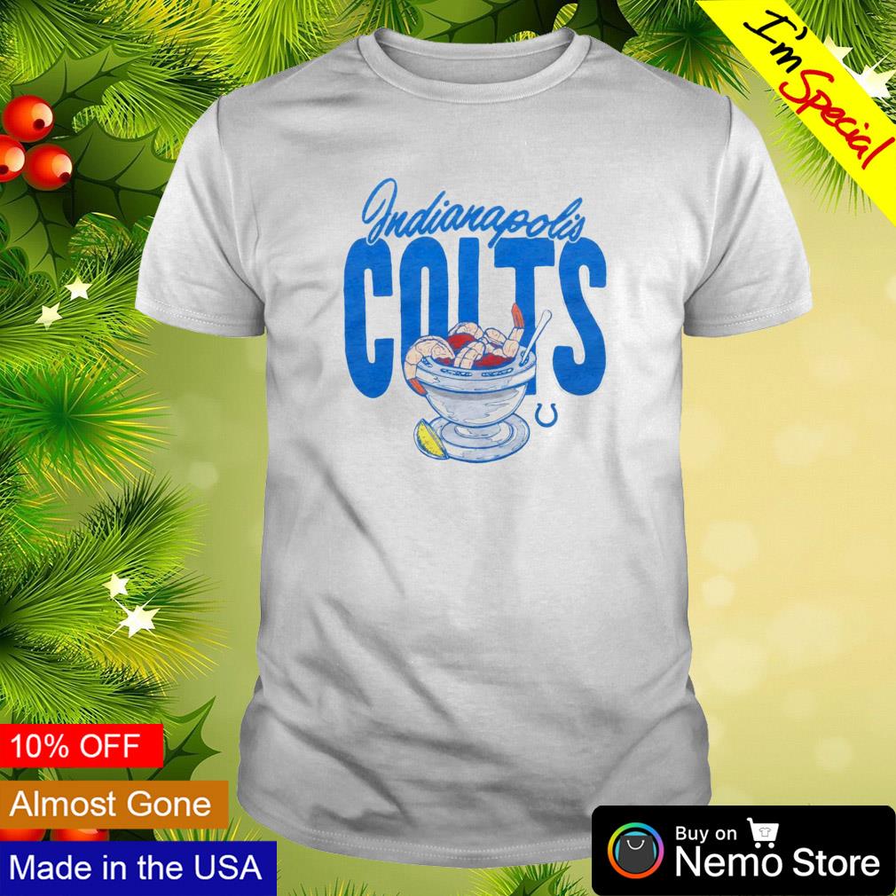 Indianapolis Colts shrimp cocktail - Adult & Kids T-Shirts, Sweatshirts & Hoodies apparel design preview 1