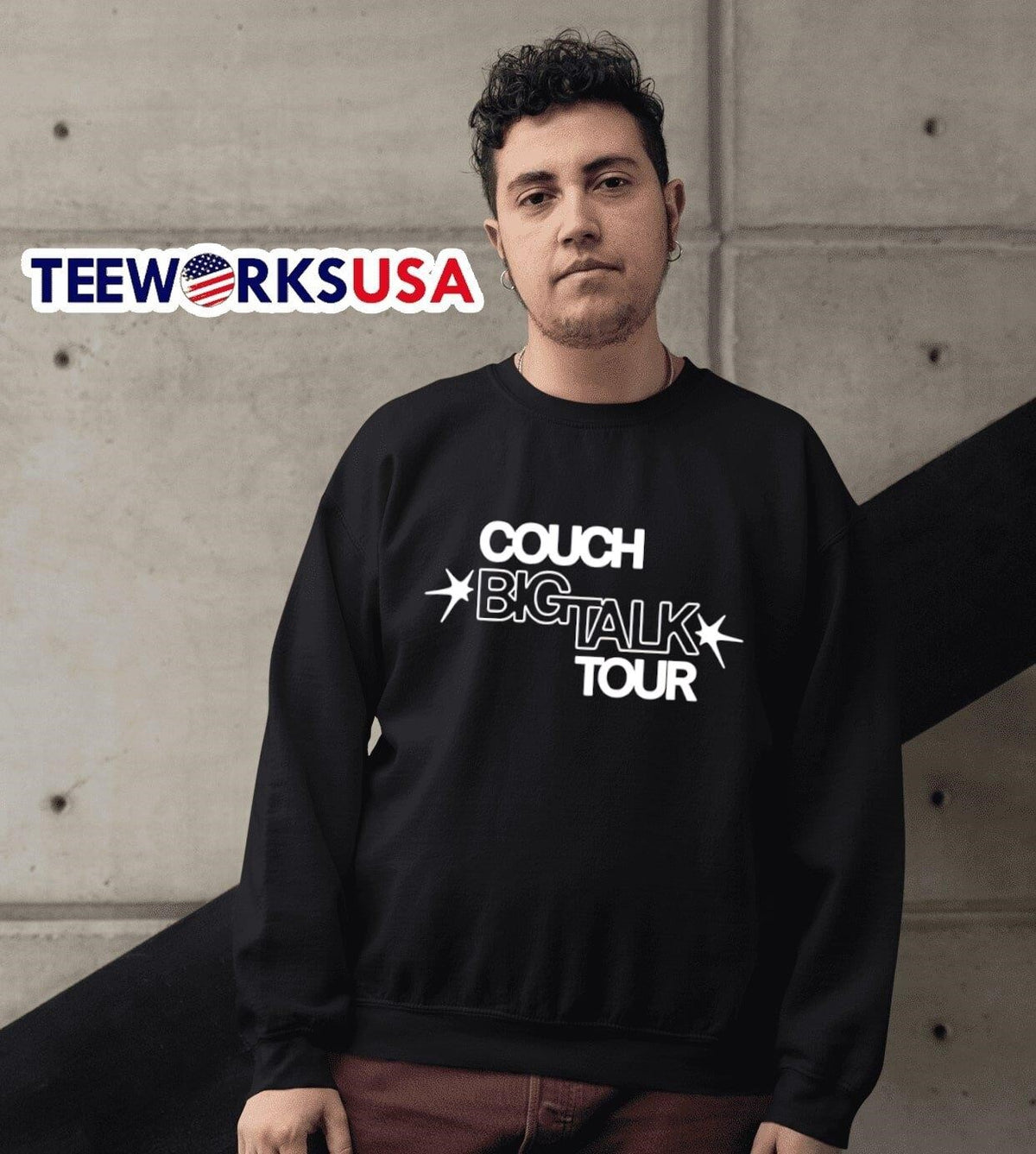 Couch The Band Big Talk Tour 2025-26 - Adult & Kids T-Shirts, Sweatshirts & Hoodies apparel design preview 6