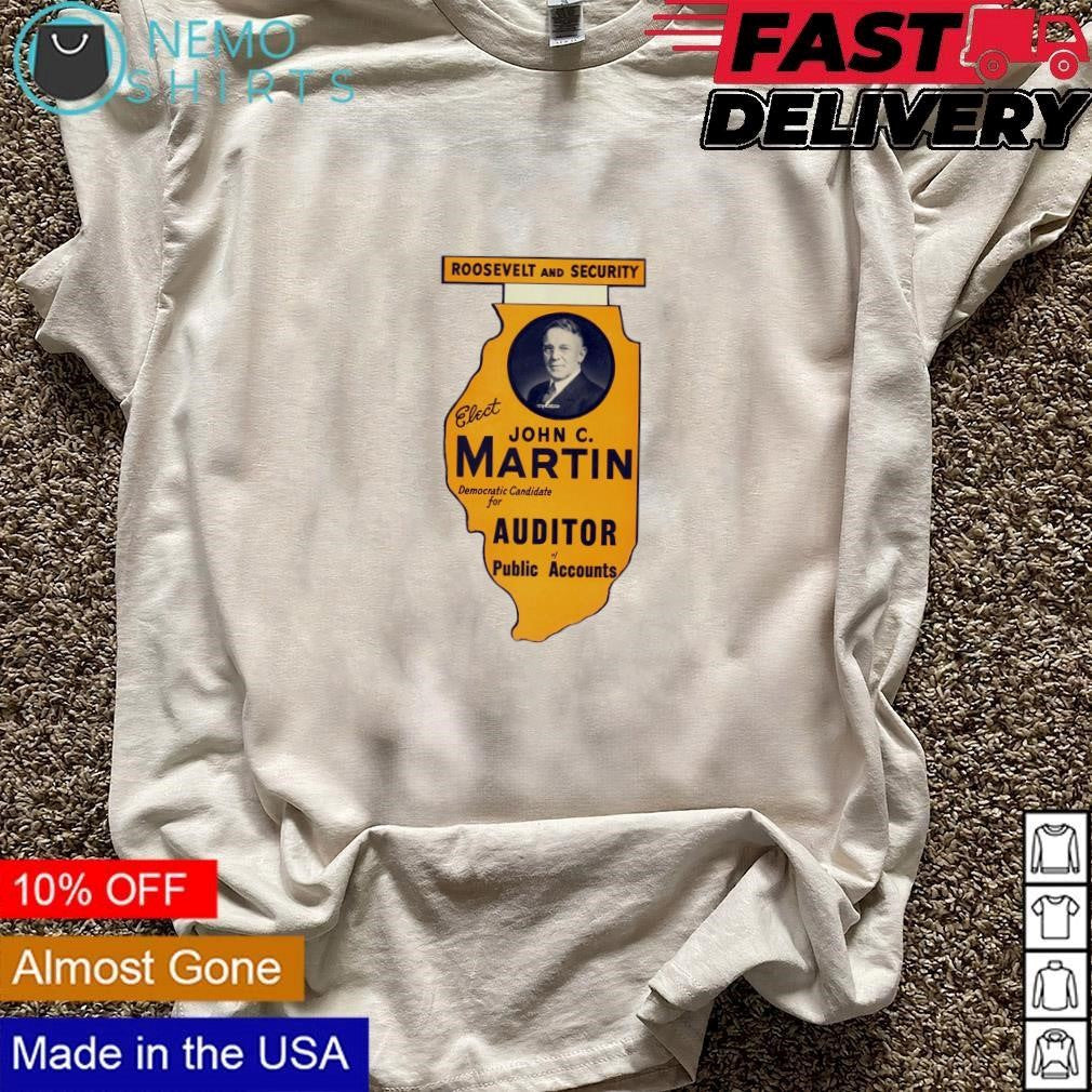 Roosevelt and security 1936 vote Democrat John C - Adult & Kids T-Shirts, Sweatshirts & Hoodies apparel design preview 3