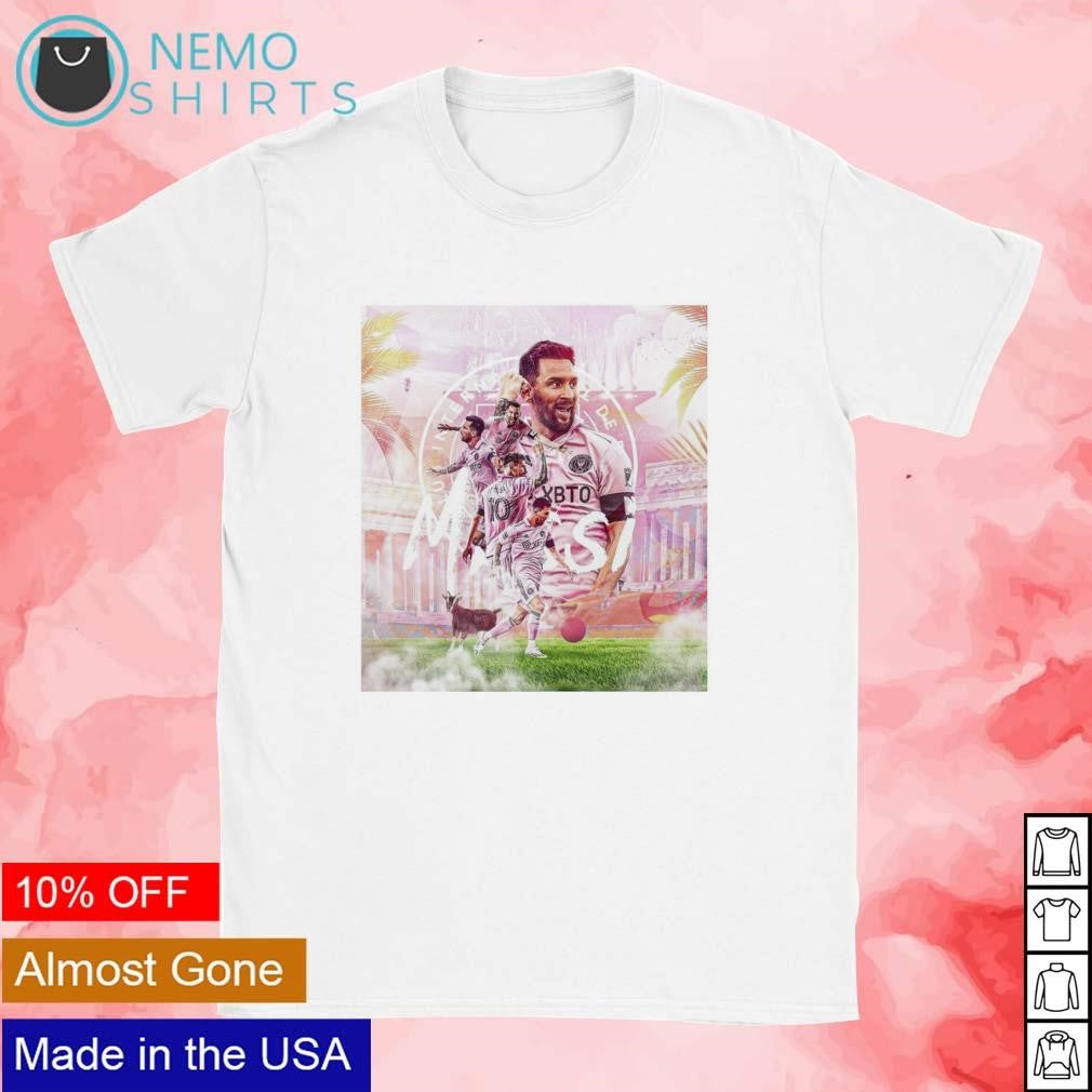 Lionel Messi Goat Inter Miami FC champion - Adult & Kids T-Shirts, Sweatshirts & Hoodies apparel design preview 1