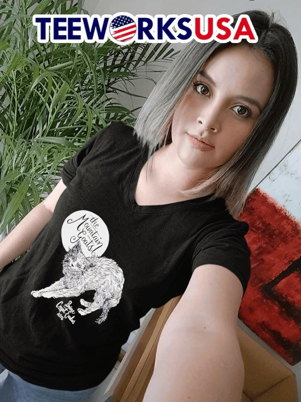 The Mountain Goats cat - Adult & Kids T-Shirts, Sweatshirts & Hoodies apparel design preview 7