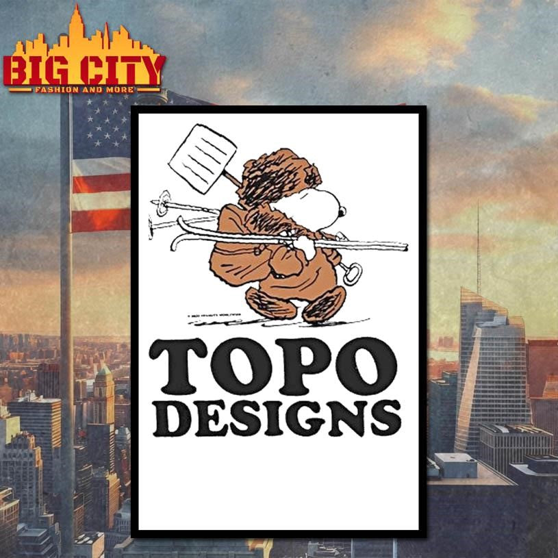 Topo Designs X Snoopy - Adult & Kids T-Shirts, Sweatshirts & Hoodies apparel design preview 4