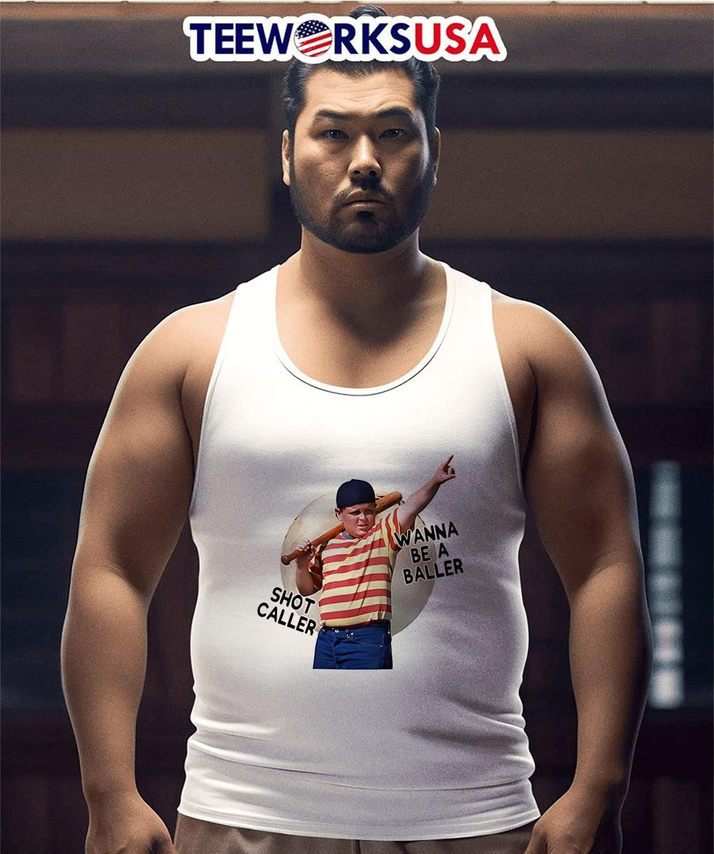 Wanna Be A Baller Shot Caller The Sandlot - Adult & Kids T-Shirts, Sweatshirts & Hoodies apparel design preview 3