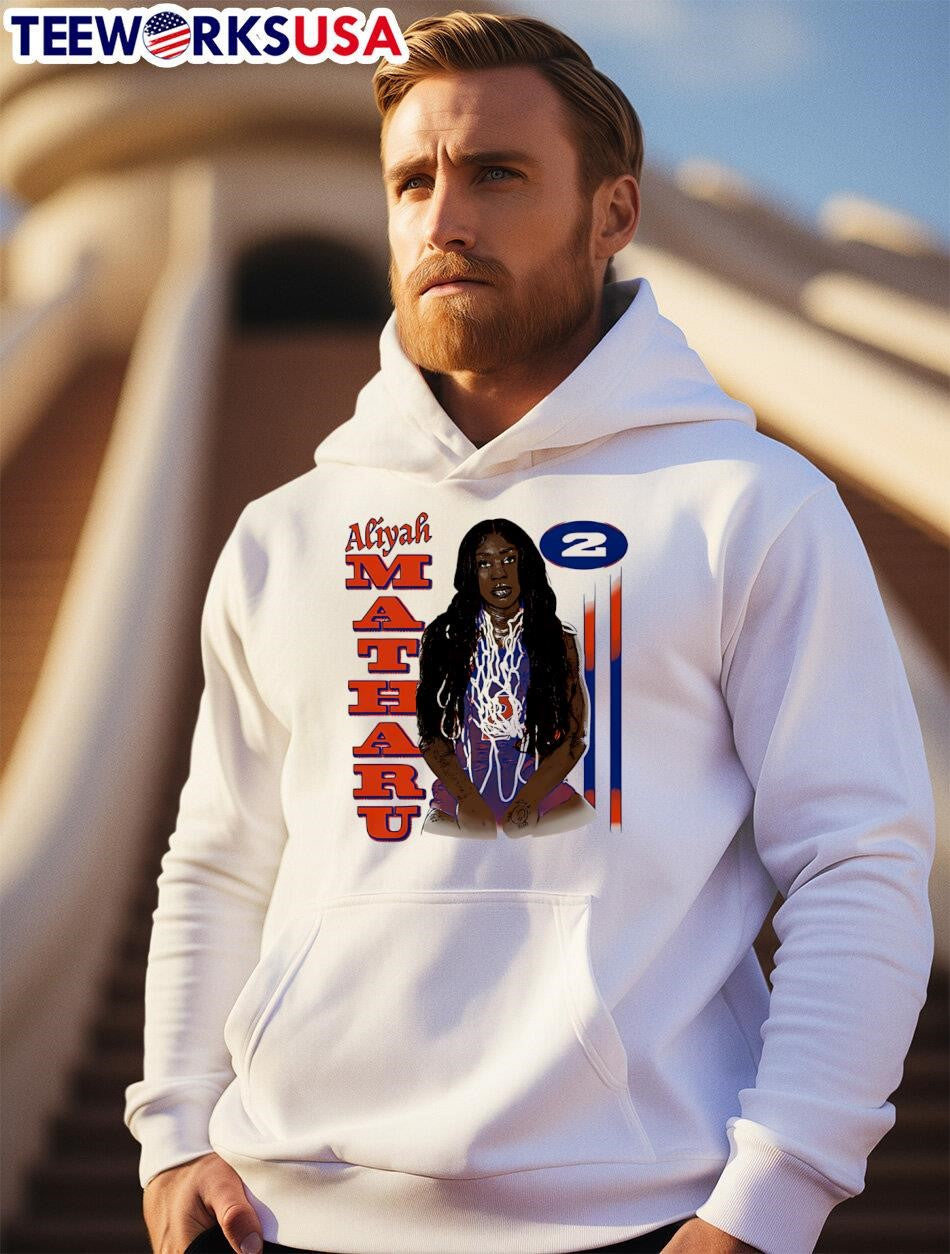Aliyah Matharu Basketball The University of Texas at - Adult & Kids T-Shirts, Sweatshirts & Hoodies apparel design preview 2