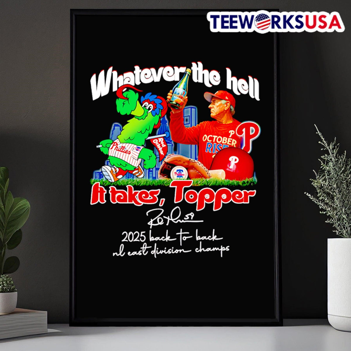 Whatever the hell it takes Topper 2025 back to NL - Adult & Kids T-Shirts, Sweatshirts & Hoodies apparel design preview 5