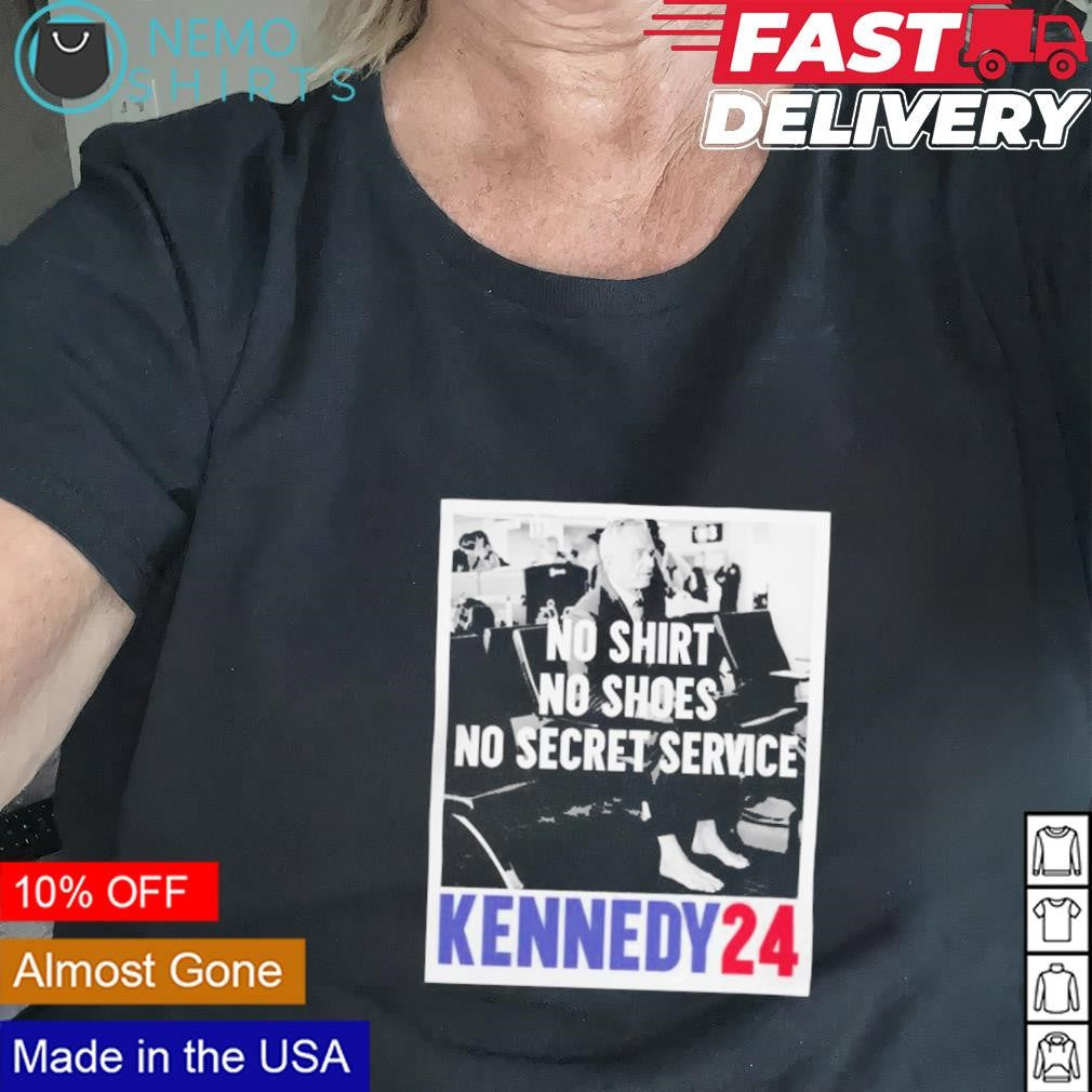 No shoes secret service Kennedy 24 - Adult & Kids T-Shirts, Sweatshirts & Hoodies apparel design preview 2