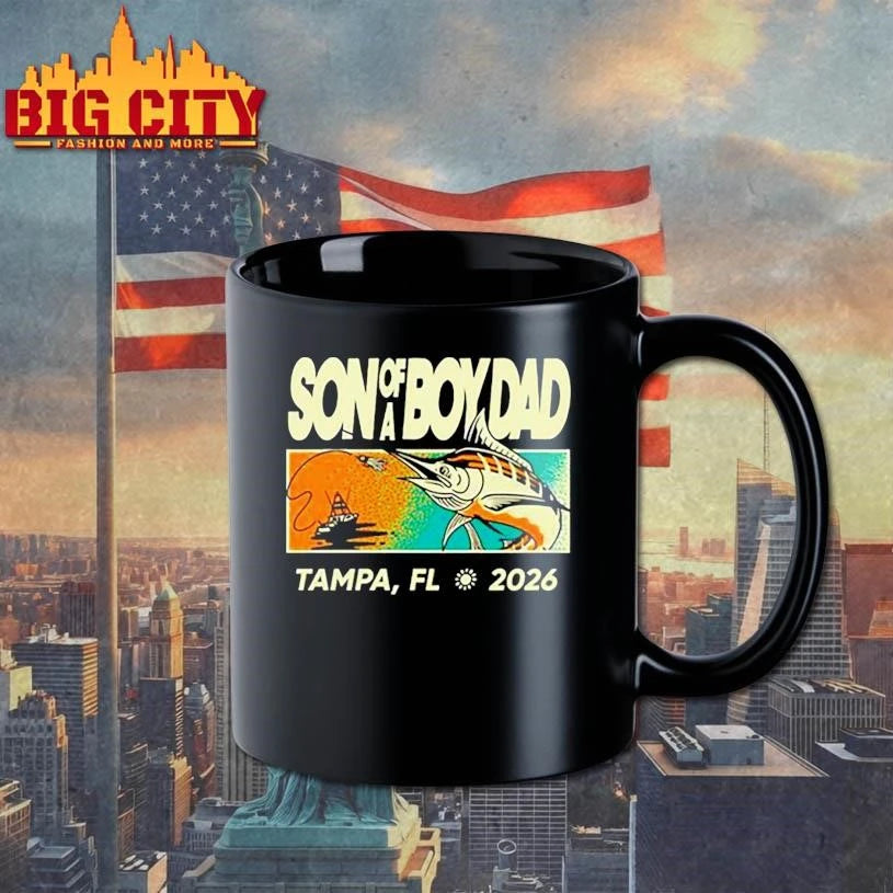 Son of a boy dad fish pocket tampa FL 2026 - Adult & Kids T-Shirts, Sweatshirts & Hoodies apparel design preview 3