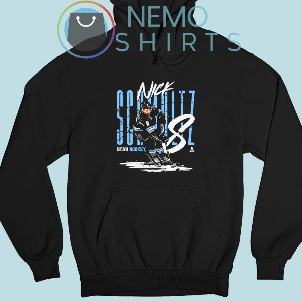 Nick Schmaltz Utah hockey club cartoon player - Adult & Kids T-Shirts, Sweatshirts & Hoodies apparel design preview 2