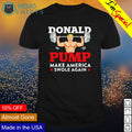 Donald pump make America swole again - Adult & Kids T-Shirts, Sweatshirts & Hoodies apparel design preview 1