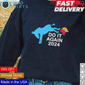 Do it again 2024 Donkey kick Trump elephant - Adult & Kids T-Shirts, Sweatshirts & Hoodies apparel design preview 1