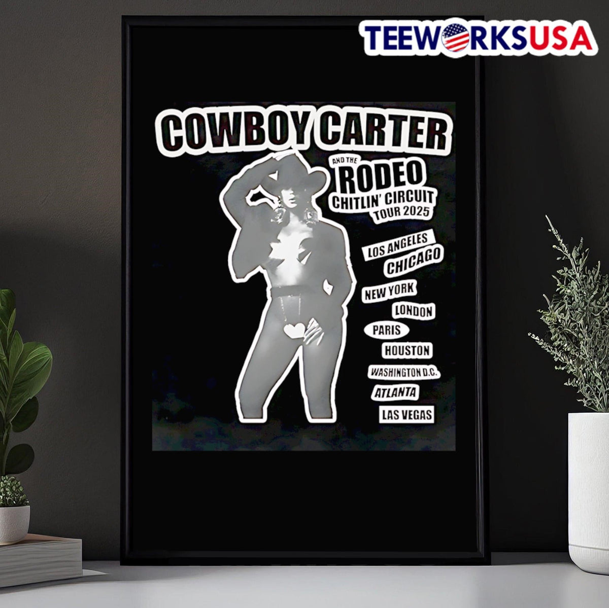 Cowboy Carter and the Rodeo chitlin' circuit tour - Adult & Kids T-Shirts, Sweatshirts & Hoodies apparel design preview 5