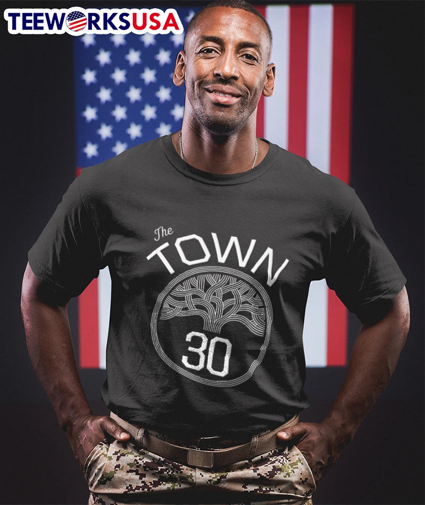 The Town 30 Oakland Basketball - Adult & Kids T-Shirts, Sweatshirts & Hoodies apparel design preview 1