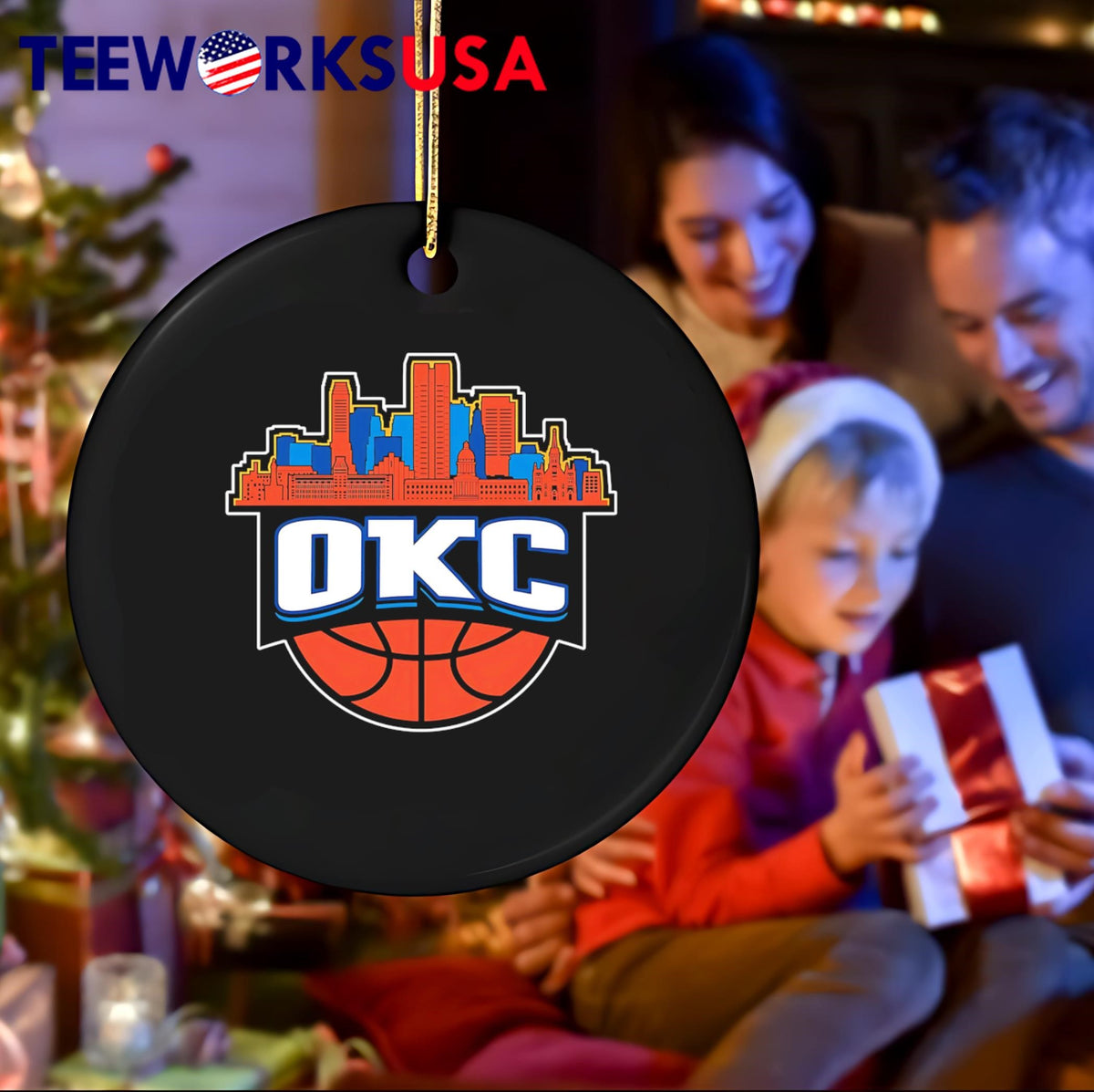 Oklahoma City Thunder Basketball Inspired style 2025 - Adult & Kids T-Shirts, Sweatshirts & Hoodies apparel design preview 4