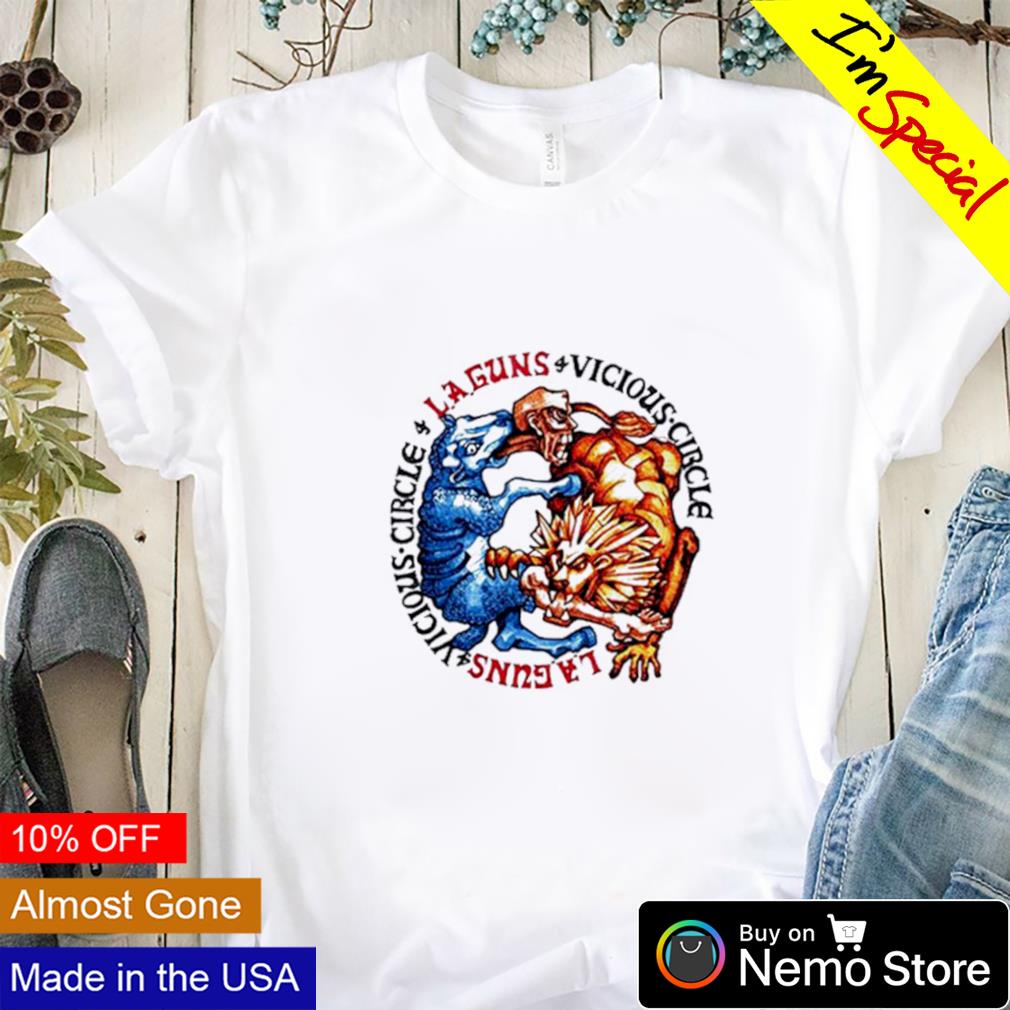 L.A. Guns Vicious Circle logo - Adult & Kids T-Shirts, Sweatshirts & Hoodies apparel design preview 1