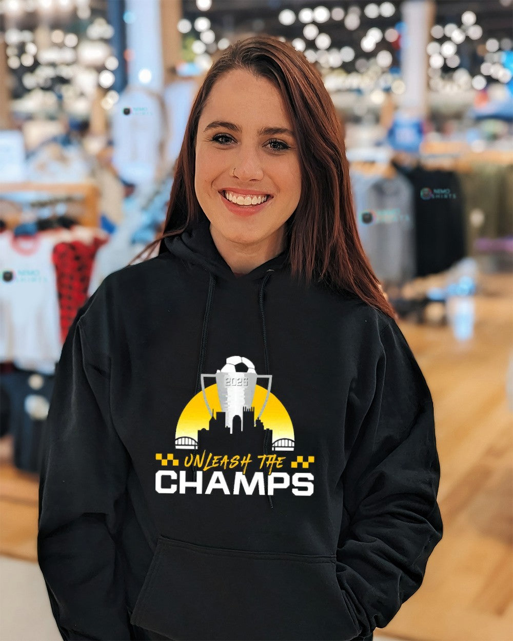 Unleash the champs 2025 trophy - Adult & Kids T-Shirts, Sweatshirts & Hoodies apparel design preview 5
