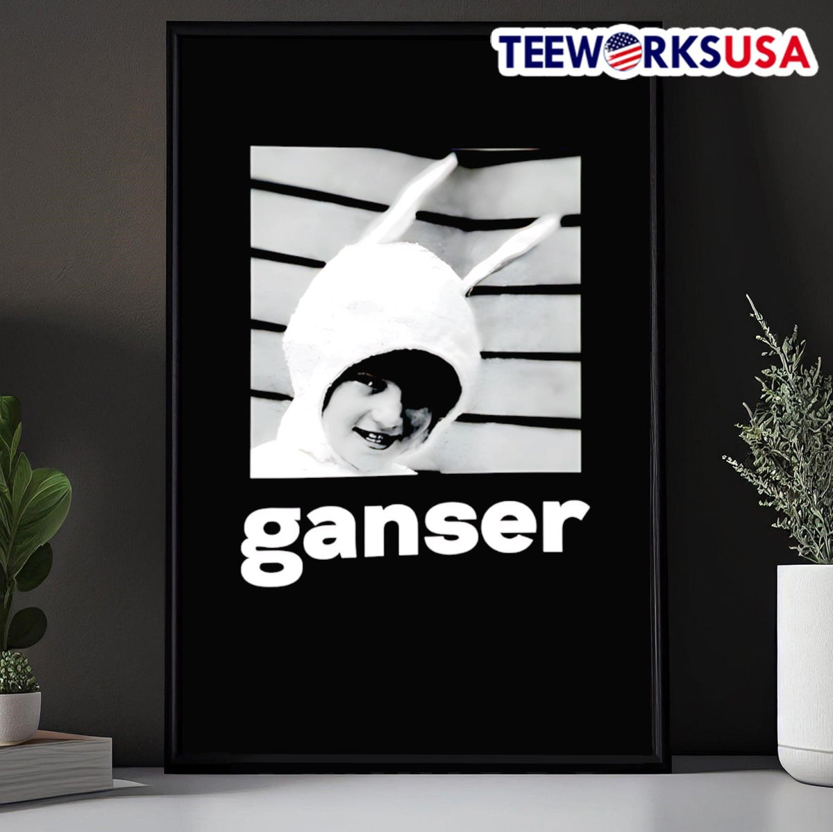 Rabbit Kid Ganser - Adult & Kids T-Shirts, Sweatshirts & Hoodies apparel design preview 5