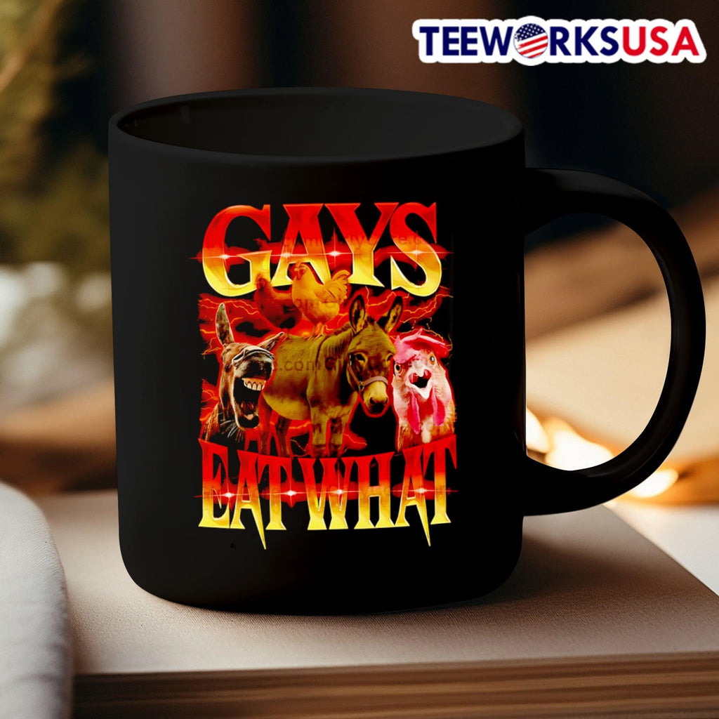 Chicken and donkey gays eat what - Adult & Kids T-Shirts, Sweatshirts & Hoodies apparel design preview 3