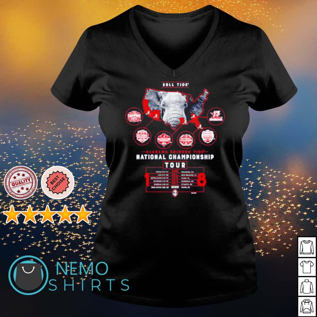 18 time national champions Alabama championship tour - Adult & Kids T-Shirts, Sweatshirts & Hoodies apparel design preview 5