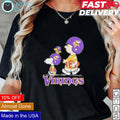 Snoopy and Charlie Brown Minnesota Vikings football - Adult & Kids T-Shirts, Sweatshirts & Hoodies apparel design preview 1