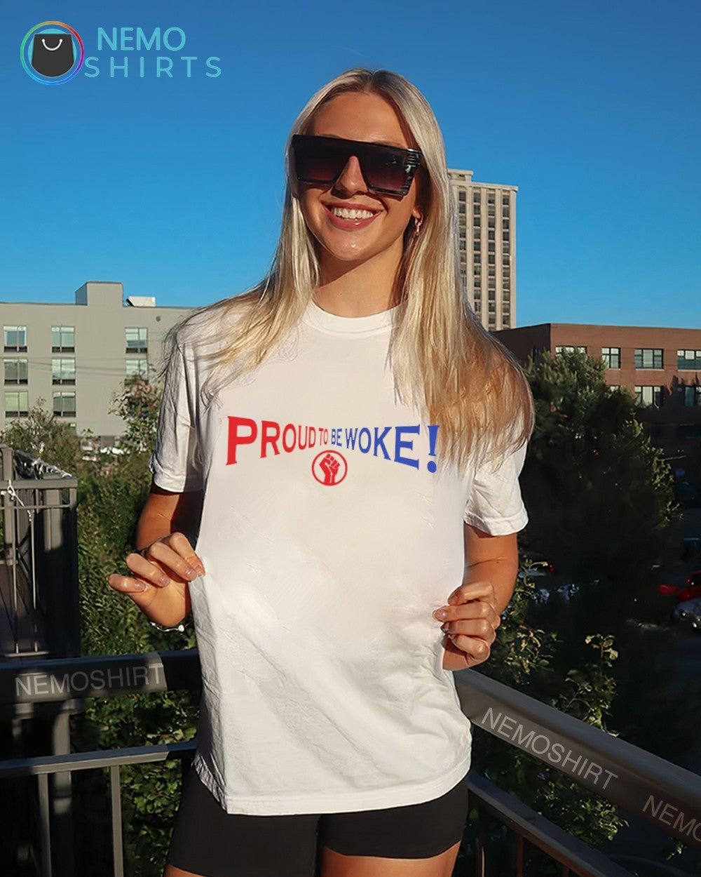 Proud to be woke - Adult & Kids T-Shirts, Sweatshirts & Hoodies apparel design preview 6