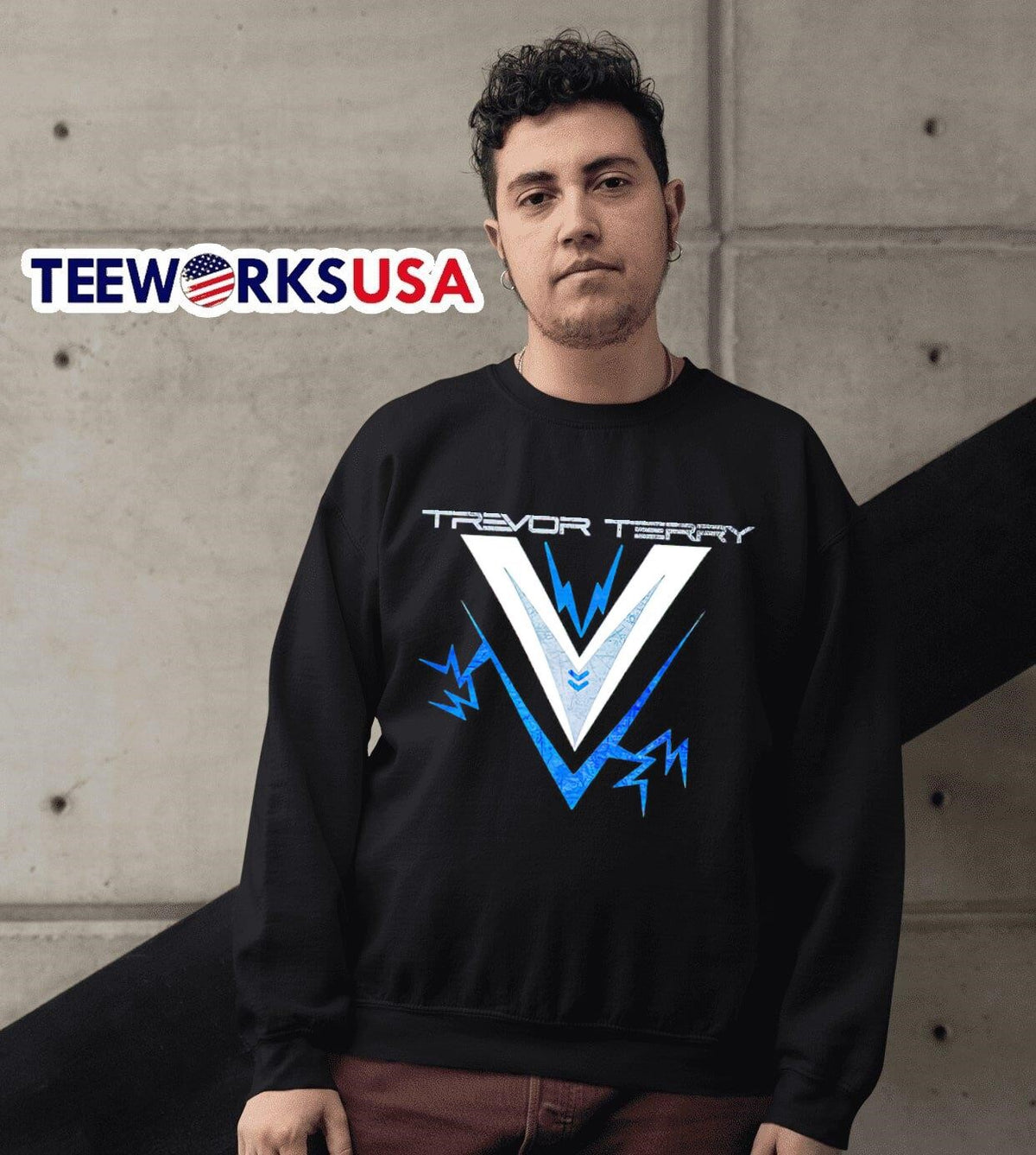 Trevor Terry logo - Adult & Kids T-Shirts, Sweatshirts & Hoodies apparel design preview 3