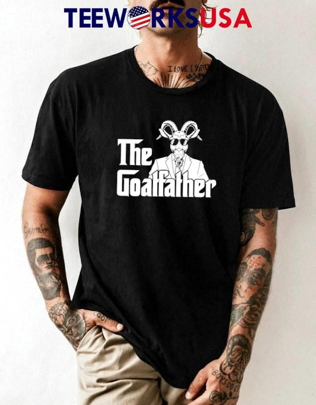 The Goatfather Goat - Adult & Kids T-Shirts, Sweatshirts & Hoodies apparel design preview 1