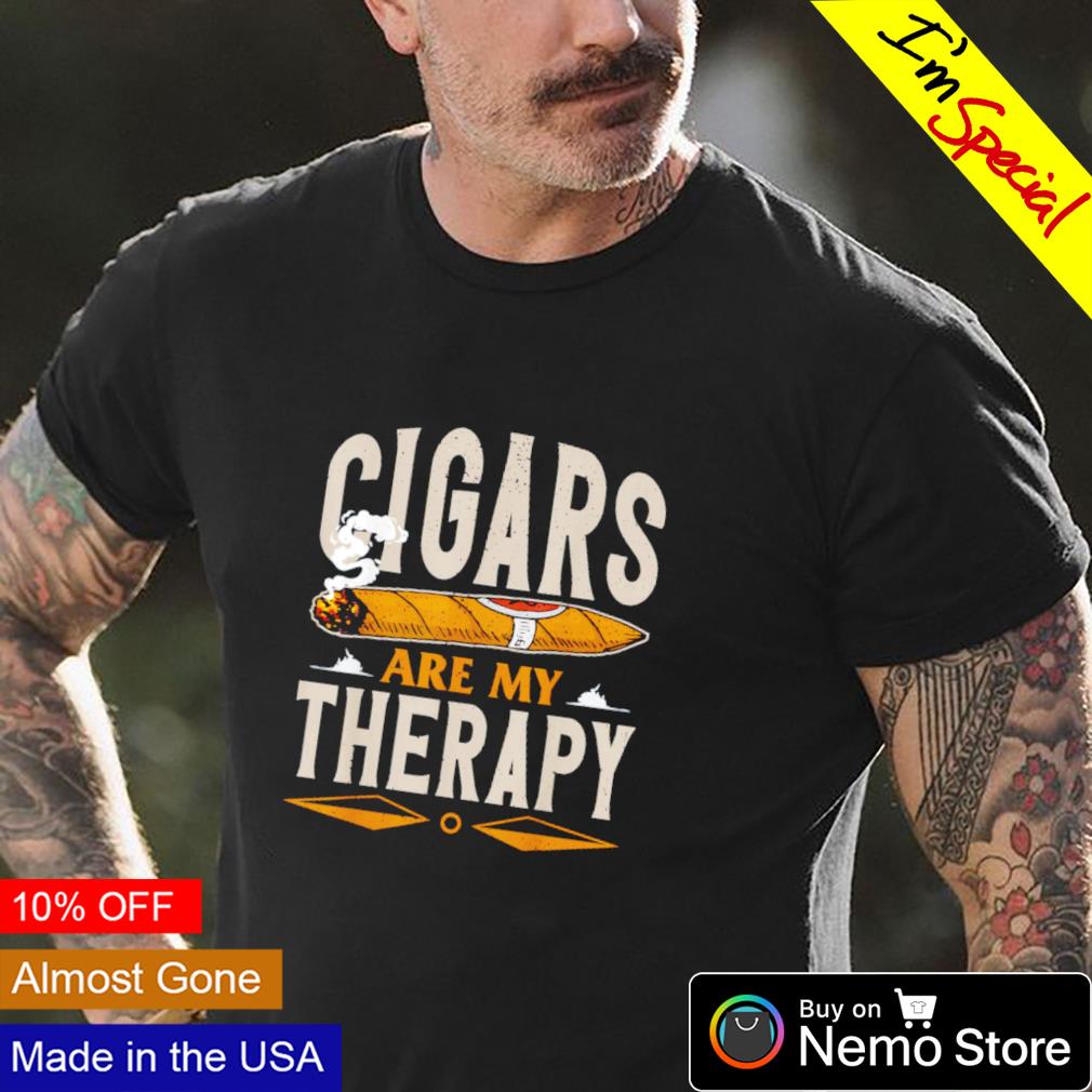 Cigars are my therapy - Adult & Kids T-Shirts, Sweatshirts & Hoodies product image 4