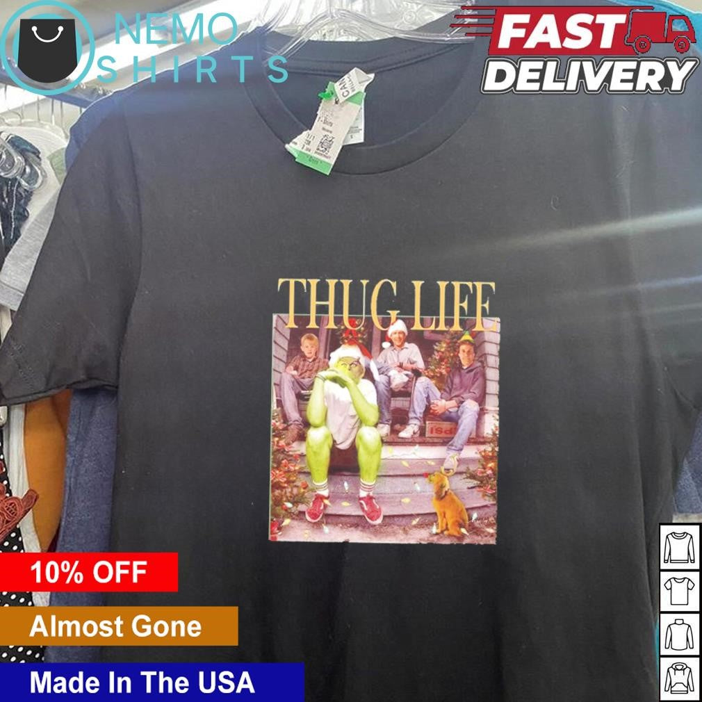 Thug Life Christmas characters - Adult & Kids T-Shirts, Sweatshirts & Hoodies apparel design preview 5