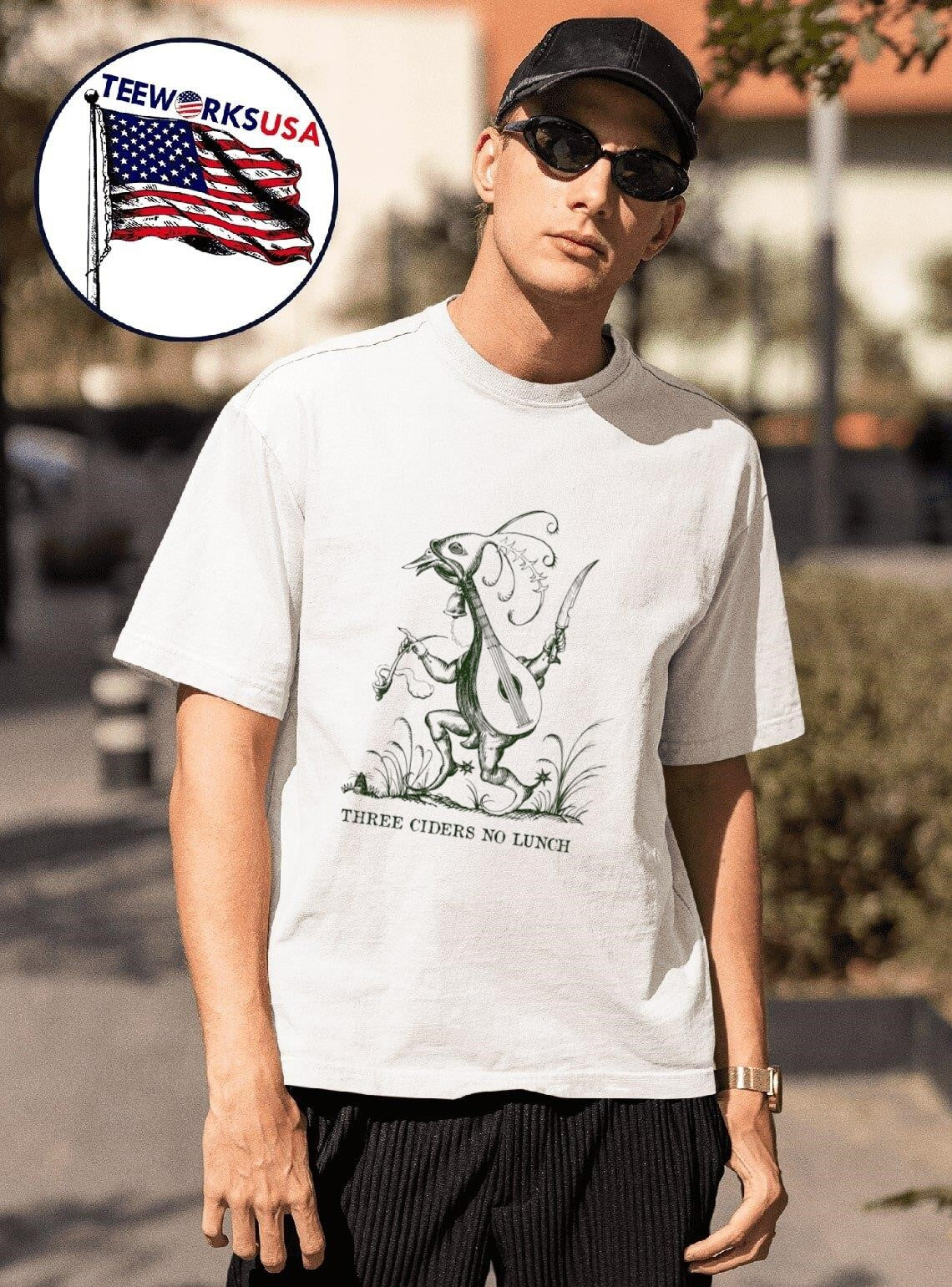Three ciders no lunch - Adult & Kids T-Shirts, Sweatshirts & Hoodies apparel design preview 1