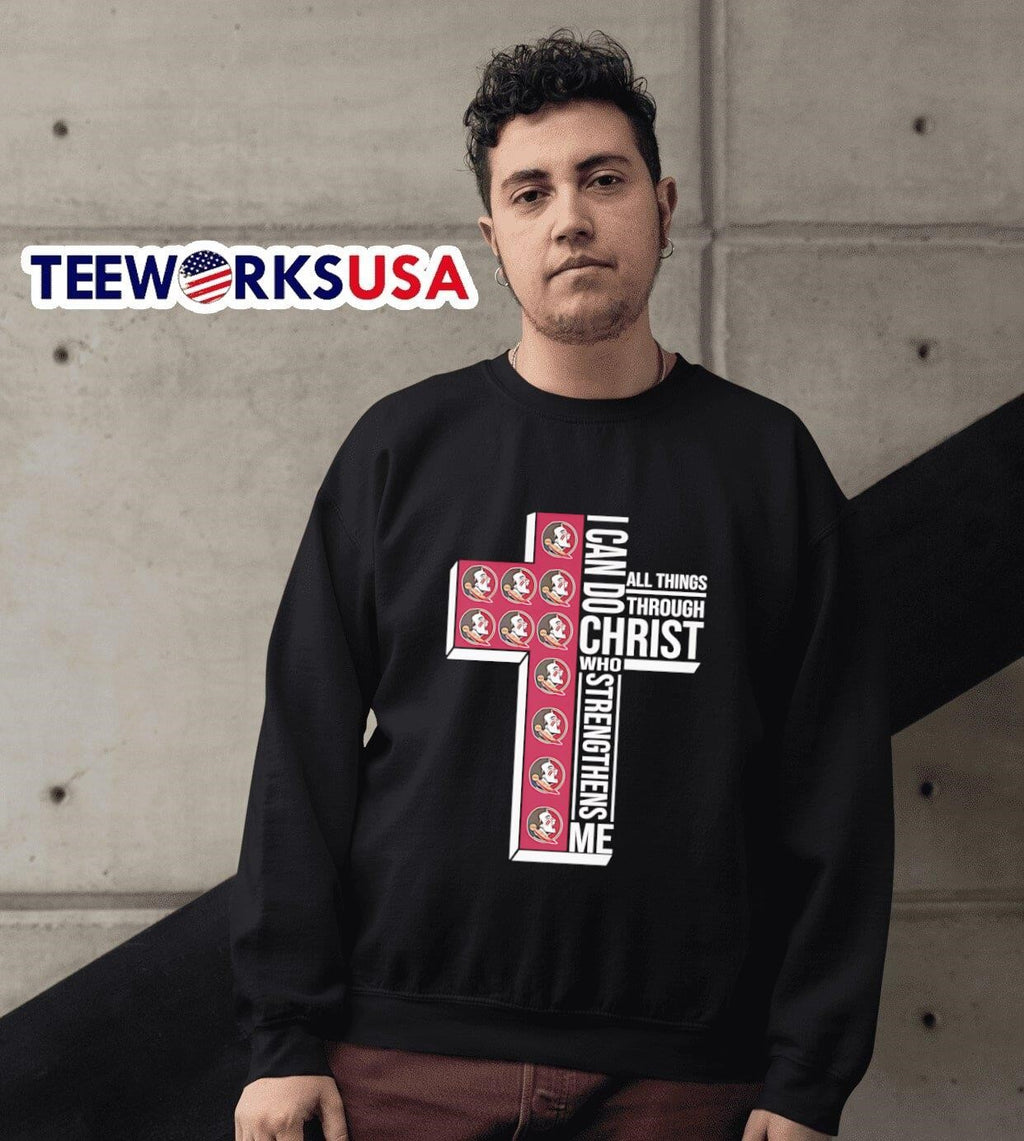 I can do all things through Christ who strengthens me - Adult & Kids T-Shirts, Sweatshirts & Hoodies apparel design preview 6