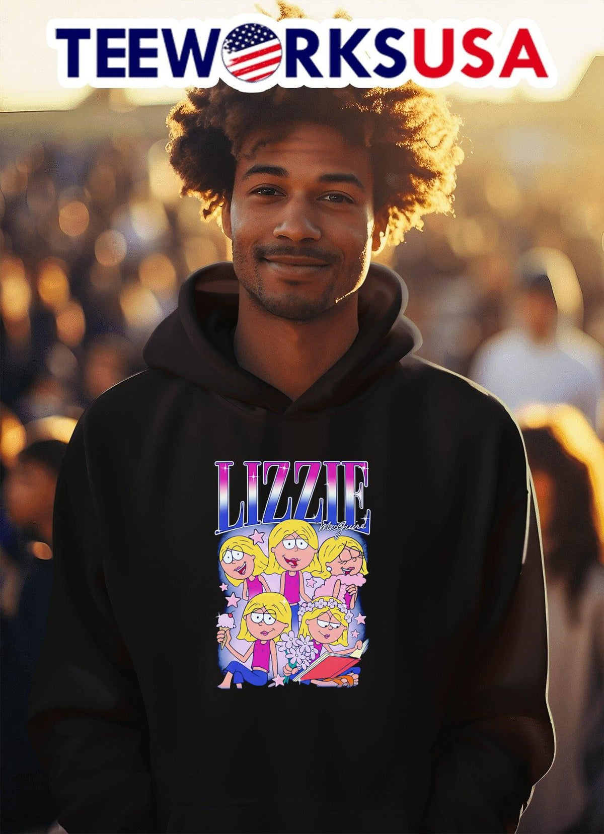 Lizzie McGuire Multi-Portrait - Adult & Kids T-Shirts, Sweatshirts & Hoodies apparel design preview 2