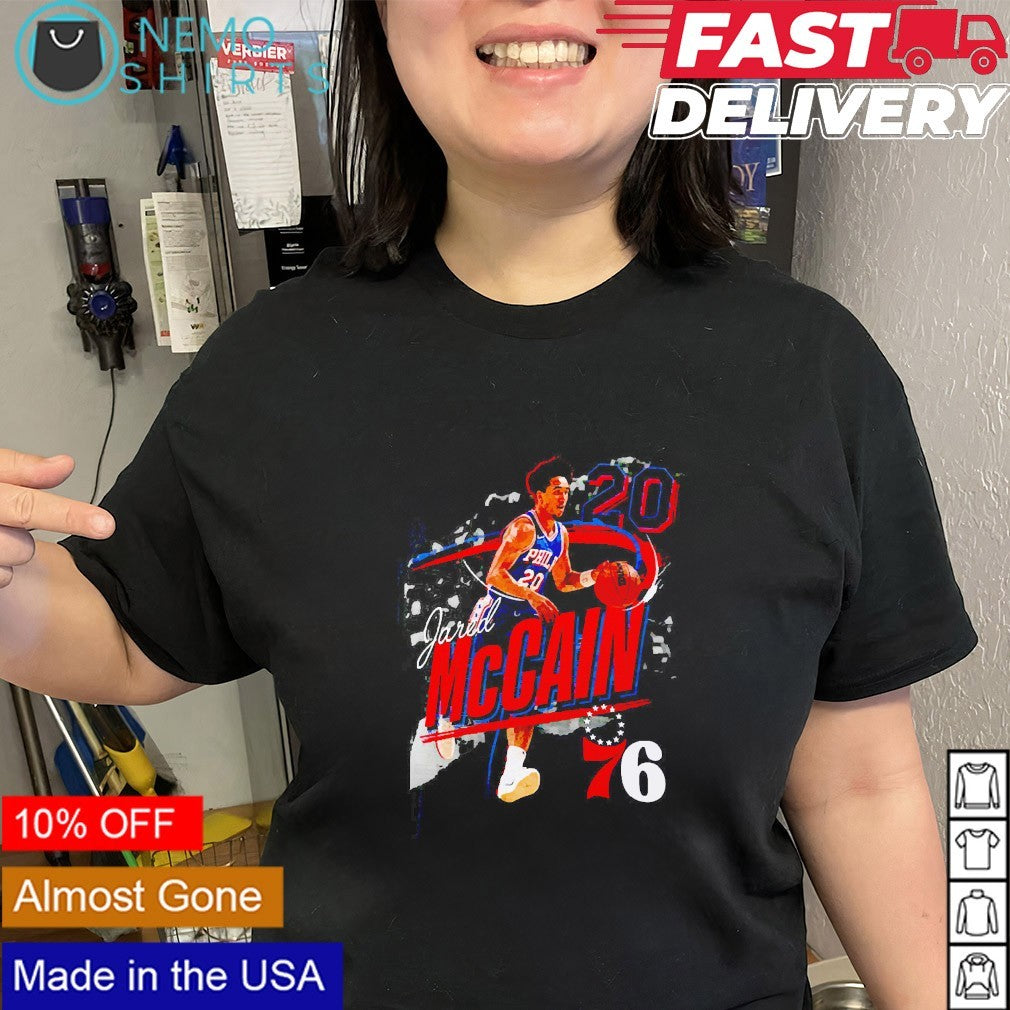 Jared McCain Philadelphia 76ers start of season no 20 - Adult & Kids T-Shirts, Sweatshirts & Hoodies apparel design preview 3