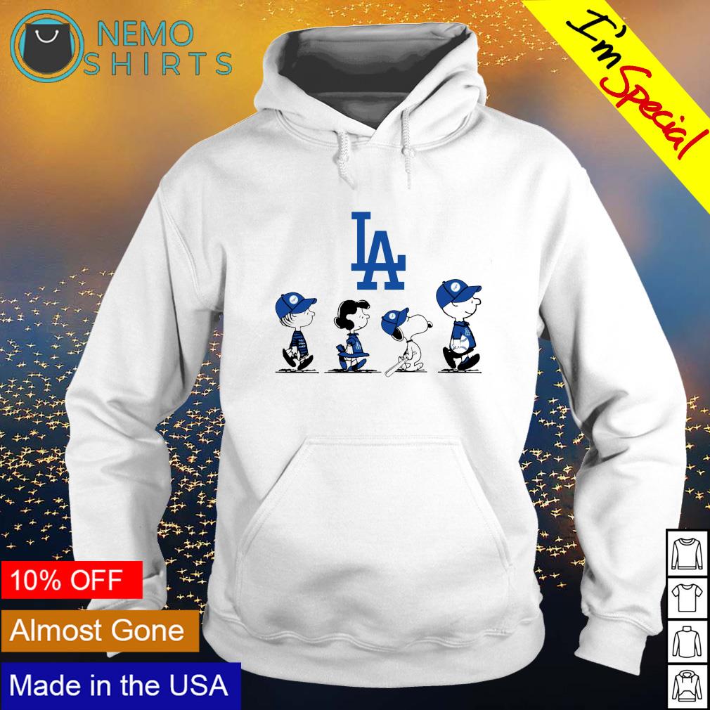 Peanuts characters Los Angeles Dodgers - Adult & Kids T-Shirts, Sweatshirts & Hoodies apparel design preview 2
