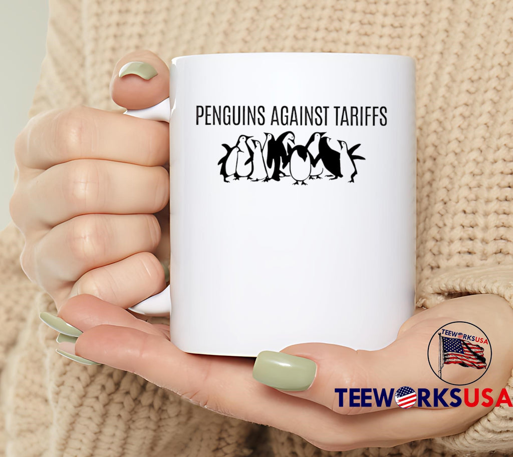 Penguins against tariffs - Adult & Kids T-Shirts, Sweatshirts & Hoodies apparel design preview 6