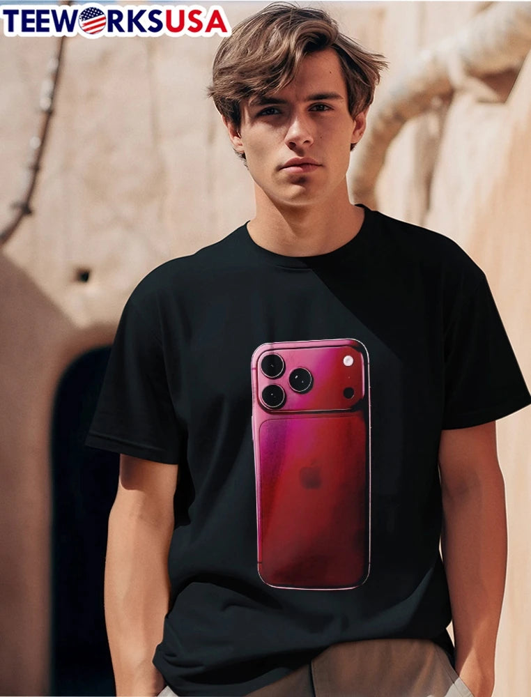 Apple Deep Burgundy Concept Smartphone Rear Camera - Adult & Kids T-Shirts, Sweatshirts & Hoodies apparel design preview 1