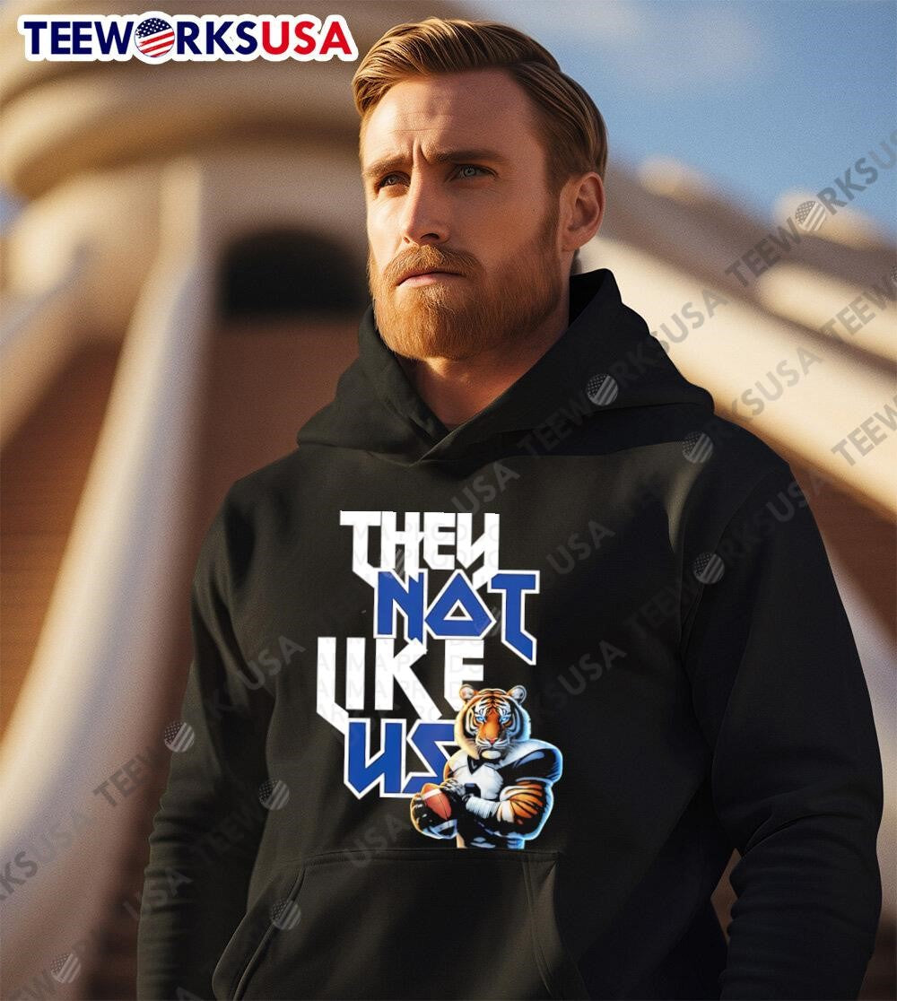 They not like us Jackson State Tiger - Adult & Kids T-Shirts, Sweatshirts & Hoodies apparel design preview 2
