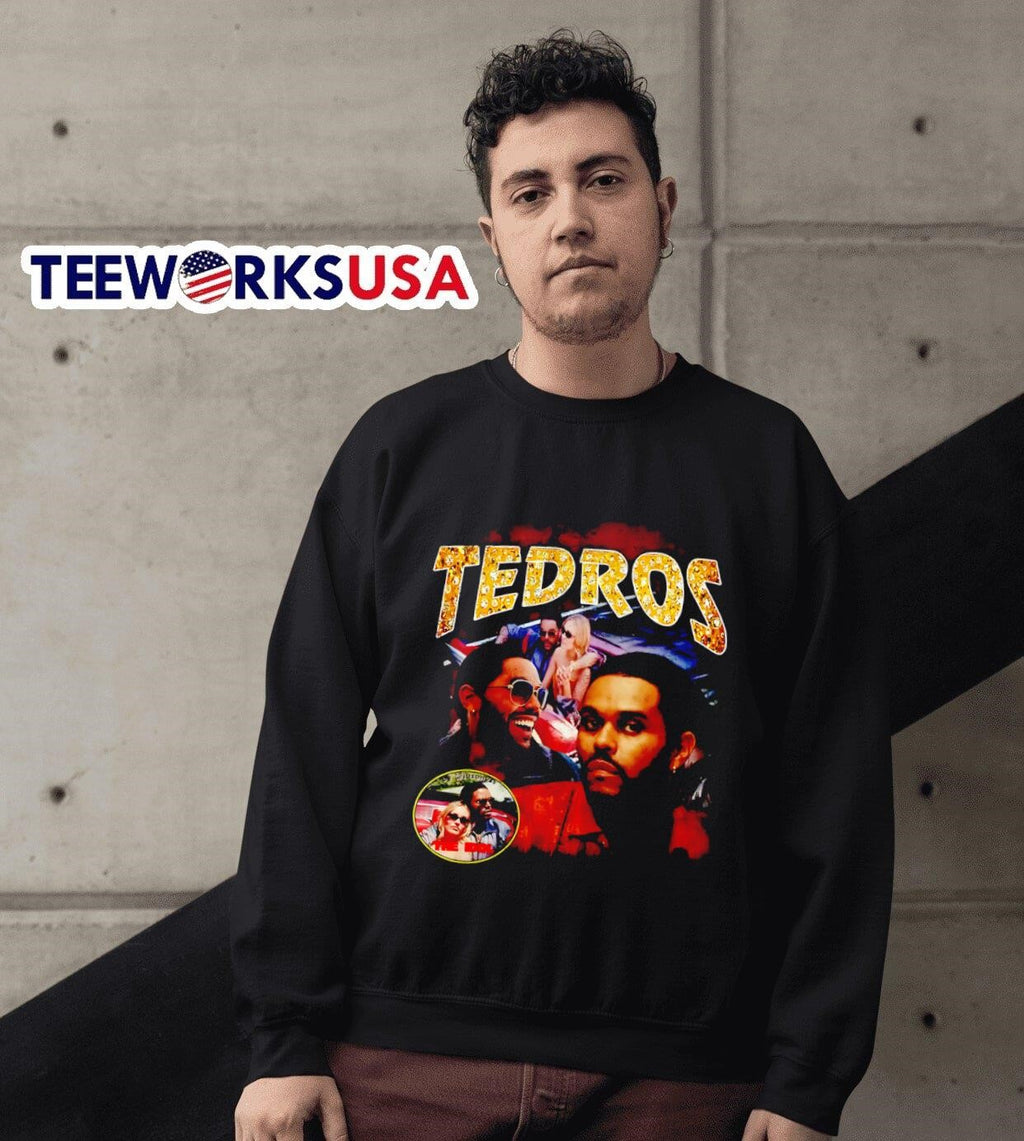 Tedros The Idol Weeknd - Adult & Kids T-Shirts, Sweatshirts & Hoodies apparel design preview 6