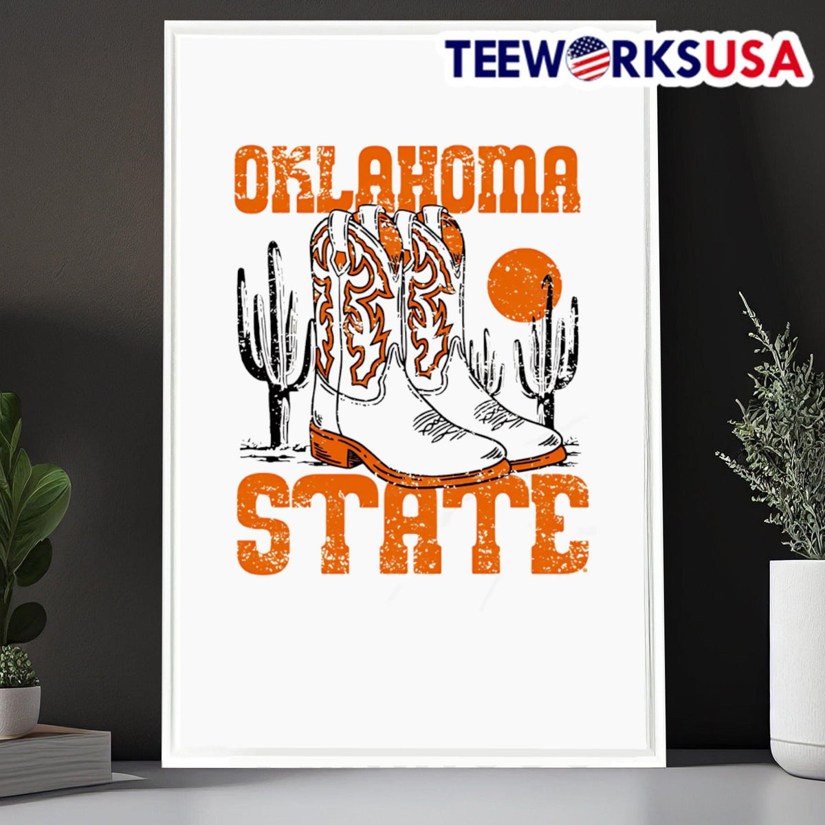 OK State Boots - Adult & Kids T-Shirts, Sweatshirts & Hoodies apparel design preview 6