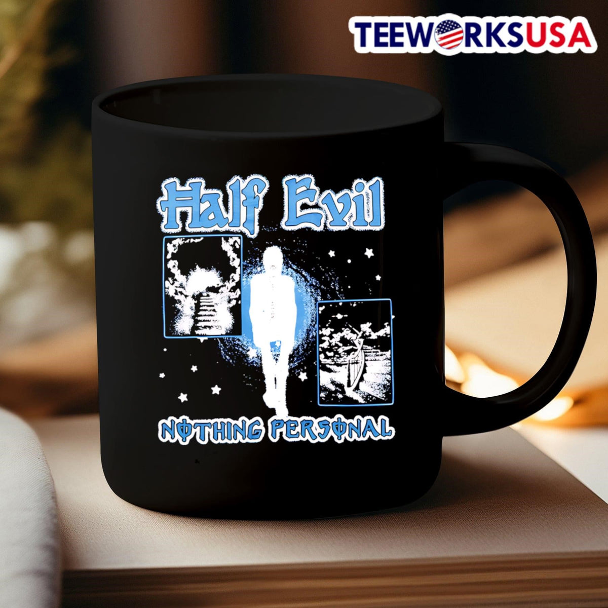 Half Evil And Nothing Personal The Stairway To - Adult & Kids T-Shirts, Sweatshirts & Hoodies apparel design preview 3