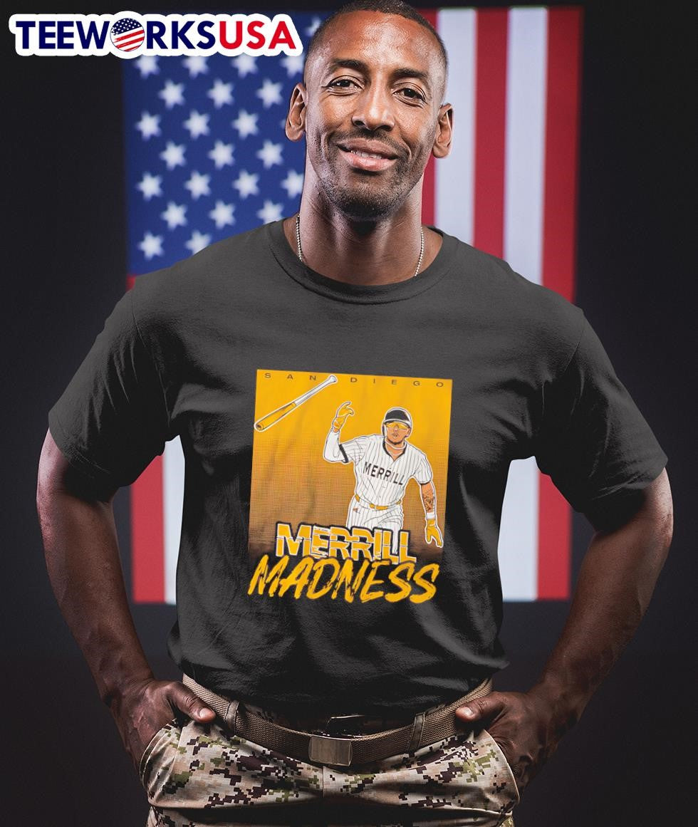 Jackson Merrill Madness Bat Flip - Adult & Kids T-Shirts, Sweatshirts & Hoodies apparel design preview 1