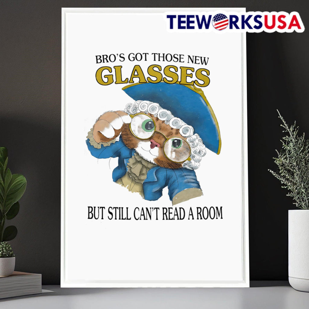 Bro's got those new glasses but still can't read a - Adult & Kids T-Shirts, Sweatshirts & Hoodies apparel design preview 6