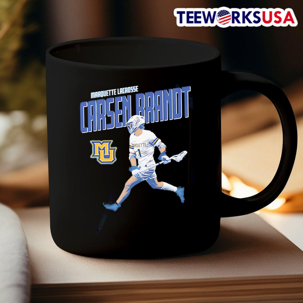 Carsen Brandt Marquette lacrosse graphic - Adult & Kids T-Shirts, Sweatshirts & Hoodies apparel design preview 3