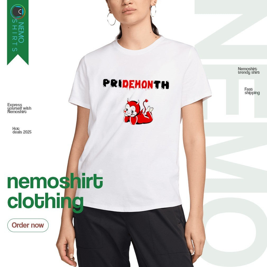 Jen Bryant pridemonth kewpie demon - Adult & Kids T-Shirts, Sweatshirts & Hoodies apparel design preview 3