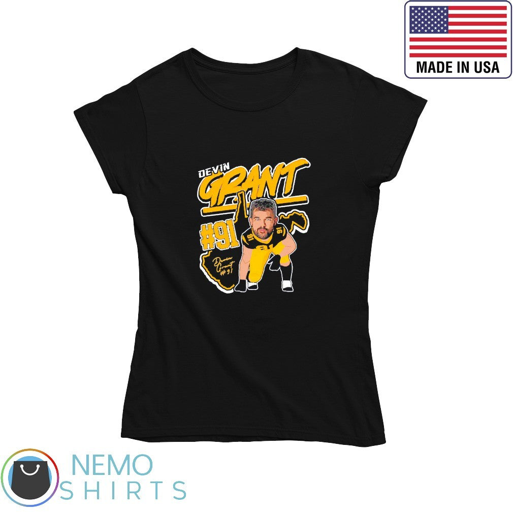 Devin Grant baseball caricature player - Adult & Kids T-Shirts, Sweatshirts & Hoodies apparel design preview 4