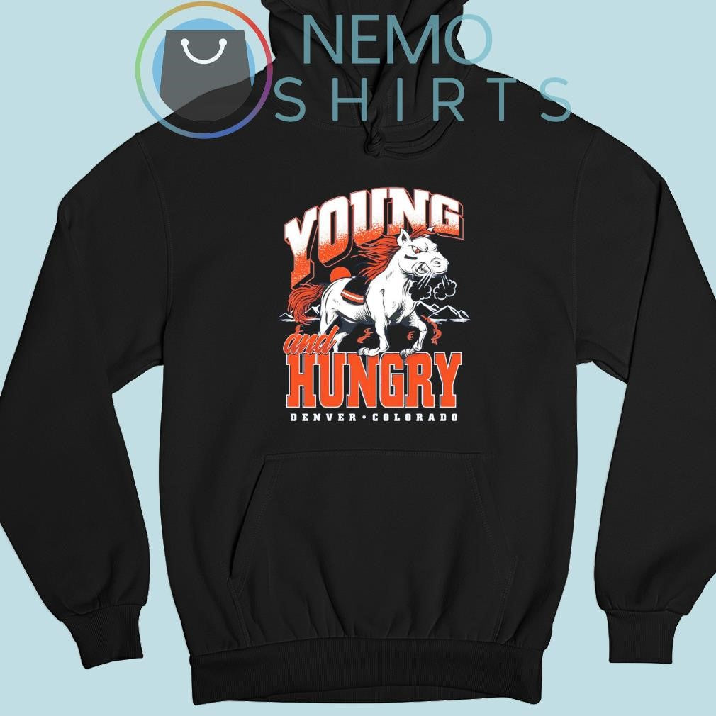 Young And Hungry Denver Colorado - Adult & Kids T-Shirts, Sweatshirts & Hoodies apparel design preview 2