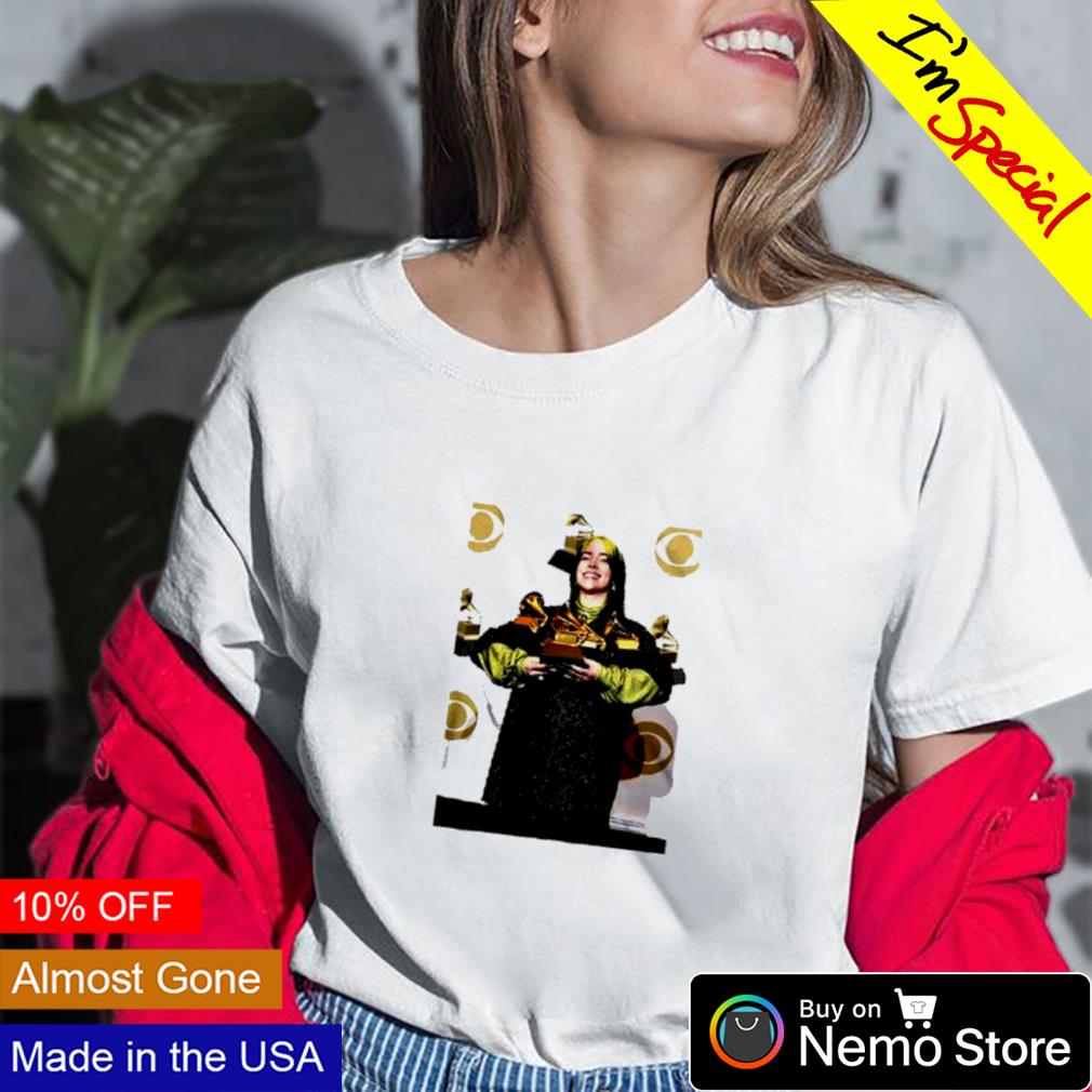 Billie Eilish Wins Grammy 2022 - Adult & Kids T-Shirts, Sweatshirts & Hoodies apparel design preview 2