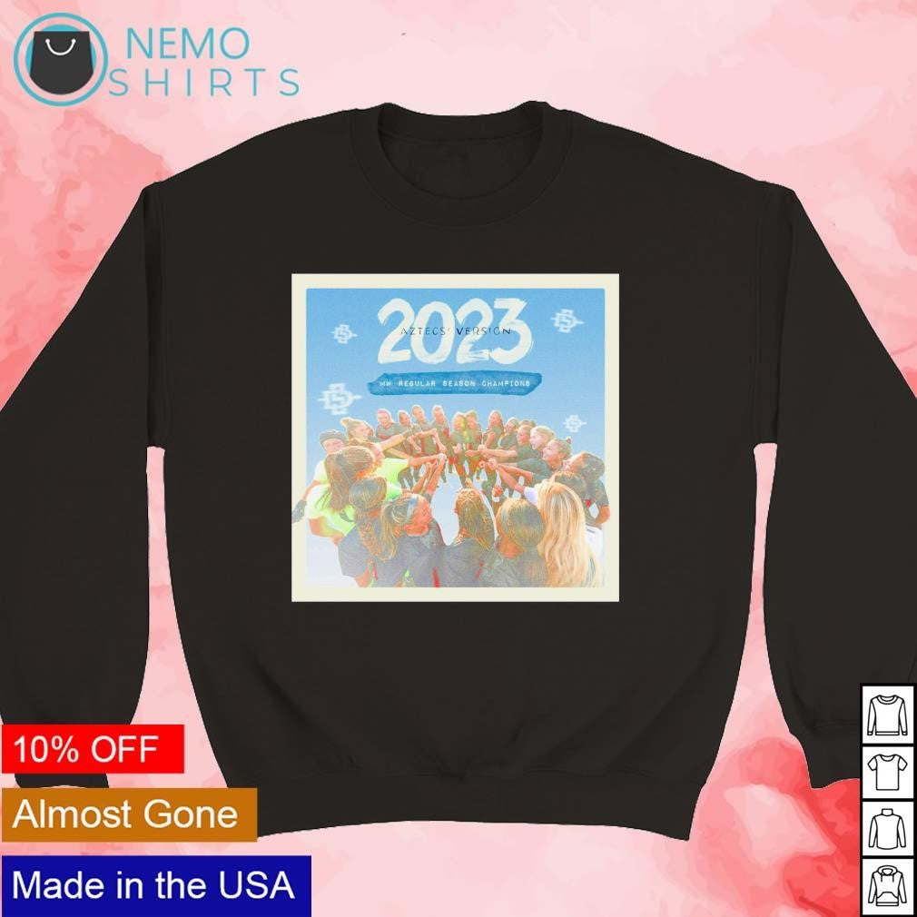 2023 Aztecs' version MW regular season champions - Adult & Kids T-Shirts, Sweatshirts & Hoodies apparel design preview 3